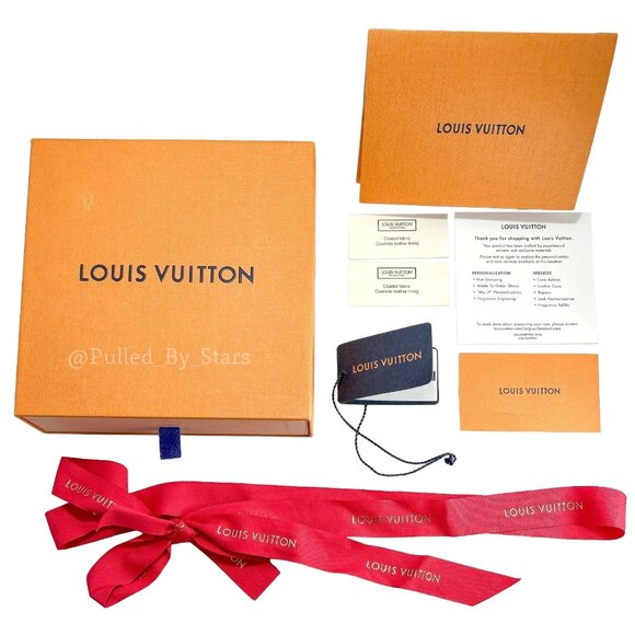 Louis Vuitton Other - LOUIS VUITTON Medium Orange Pullout Drawer Box (7" x 7" x 2") + Ribbon & Misc.